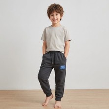 Erca Home Tekstil Ürünleri %100 Pamuklu Yan Cepli  Erkek Alteşofman Pantolon 3y,4y,5y,6y,7y,8y Erkek Füme