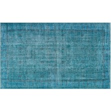Apex Halı El Dokuması Vintage Yün-Pamuk Turkuaz Halı 29615 168 x 276 cm
