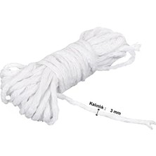 Pratik Ev Ip Mum Fitili 5 Metre, Çap 3 mm