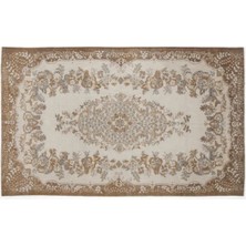 Apex Halı El Dokuması Vintage Yün-Pamuk Bej Halı 5524 186 x 310 cm