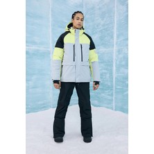 DeFacto Rüzgar Geçirmez Su İtici Regular Fit Kapüşonlu Fermuarlı Kayak Montu F3759AX25WN
