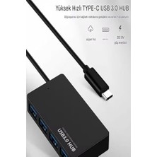 USB Type C Hub 4 Port 3.0 USB Çoklayıcı Type-C USB 3.0 Çoklayıcı