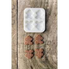Ginger Bisküvi Mum Kalıbı (Silikon)