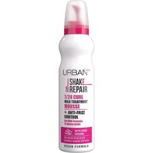 Care Shake N Repair 7/24 Kabaran ve Bukleli Saçlara Özel Saç Bakım Köpüğü, 150 Mililitre, Vegan