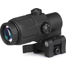 MiraLive Magnifier 5x Yakınlaştırmalı Dürbün - 22MM Ray Uyumlu, Katlanır Yaylı Ayaklı