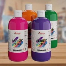 Ara Renkler Akrilik Boya 4'lü Set 4X500 gr