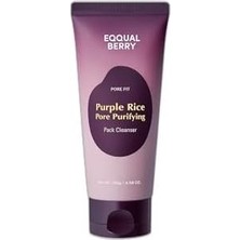 Eqqualberry Purple Rice Pore Purifying Pack Gözenek Önleyici ve Arındırıcı Mor Pirinçli Temizleyici, H6406AXNS