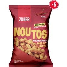 Züber Noutos Chili Fırınlanmış Nohut Cipsi 55g x 5 Adet