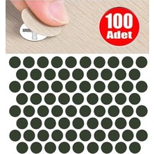 Pratik Ev Parlak Antrasit Gri Mobilya Vida Gizleme Kapağı, 100 Adet, 01211101101101