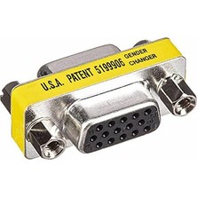 Pratik Ev 15 Pin Dişi-Dişi VGA Kablo Birleştirici ve Uzatıcı