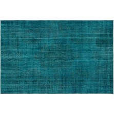 Apex Halı El Dokuması Vintage Yün-Pamuk Turkuaz Halı 23079 172 x 265 cm