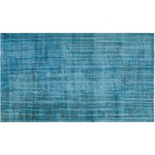 Apex Halı El Dokuması Vintage Yün-Pamuk Turkuaz Halı 27605 172 x 300 cm
