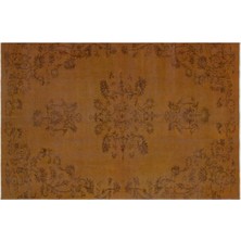 Apex Halı El Dokuması Vintage Yün-Pamuk Kahve Halı 34338 159 x 244 cm