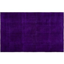Apex Halı El Dokuması Vintage Yün-Pamuk Mor Halı 18206 206 x 321 cm