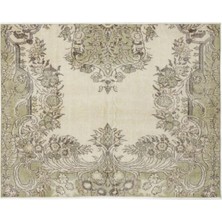 Apex Halı El Dokuması Vintage Yün-Pamuk Bej Halı 13930 135 x 167 cm