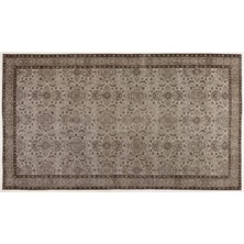 Apex Halı El Dokuması Vintage Yün-Pamuk Gri Halı 4365 153 x 271 cm