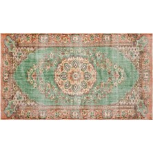 Apex Halı El Dokuması Vintage Yün-Pamuk Retro Halı 18604 167 x 293 cm