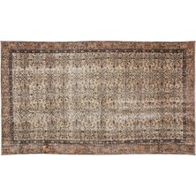 Apex Halı El Dokuması Vintage Yün-Pamuk Kahve Halı 9804 175 x 293 cm
