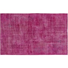 Apex Halı El Dokuması Vintage Yün-Pamuk Fuşya Halı 10021 159 x 257 cm