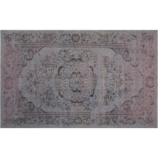 Apex Halı El Dokuması Vintage Yün-Pamuk Gri Halı 27867 165 x 259 cm