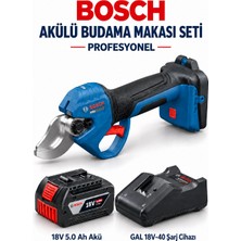 Bosch Profesyonel Akülü Budama Makası Seti Budam Makası Dal Budama Güçlü Çene Yapısı 32 mm