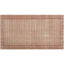 Apex Halı El Dokuması Vintage Yün-Pamuk Bej Halı 20159 148 x 263 cm