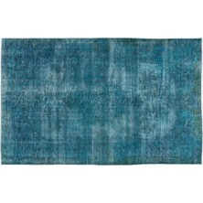 Apex Halı El Dokuması Vintage Yün-Pamuk Turkuaz Halı 9522 185 x 300 cm