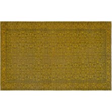 Apex Halı El Dokuması Vintage Yün-Pamuk Sarı Halı 27710 163 x 261 cm