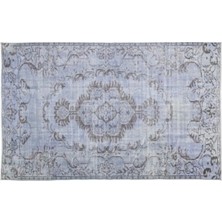 Apex Halı El Dokuması Vintage Yün-Pamuk Mavi Halı 10499 159 x 249 cm