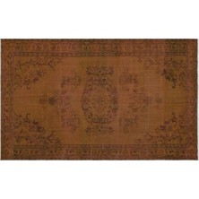 Apex Halı El Dokuması Vintage Yün-Pamuk Kahve Halı 27848 172 x 267 cm