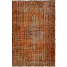 Apex Halı El Dokuma Vintage Halı Turuncu 22921 180 cm x 274 cm
