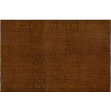 Apex Halı El Dokuması Vintage Yün-Pamuk Kahve Halı 26926 160 x 248 cm