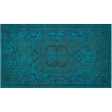 Apex Halı El Dokuması Vintage Yün-Pamuk Turkuaz Halı 29632 164 x 284 cm