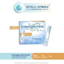 Enterogermina Family 5 Flakon Probiyotik İçeren Takviye Edici Gıda Sanofi Menşeli