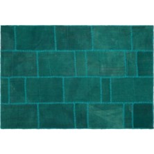 Apex Halı El Dokuması Patchwork Vintage Yün-Pamuk Renkli Halı 25553 159 x 233 cm
