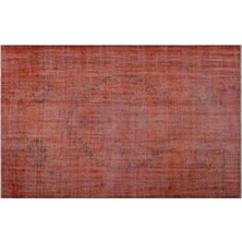Apex Halı El Dokuması Vintage Yün-Pamuk Turuncu Halı 24110 197 x 308 cm