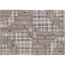 Apex Halı El Dokuması Patchwork Vintage Yün-Pamuk Çizgili Halı 1074 160 x 230 cm