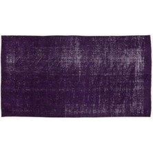 Apex Halı El Dokuması Vintage Yün-Pamuk Mor Halı 4161 126 x 208 cm