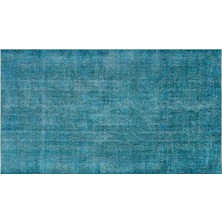 Apex Halı El Dokuması Vintage Yün-Pamuk Turkuaz Halı 29565 146 x 259 cm