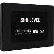 Hı-Level 512GB 2,5" Sataııı 560-540MB/S Elıte Serı SSD