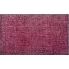 Apex Halı El Dokuması Vintage Yün-Pamuk Fuşya Halı 25703 170 x 291 cm