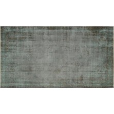 Apex Halı El Dokuması Vintage Yün-Pamuk Gri Halı 34293 160 x 302 cm