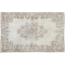 Apex Halı El Dokuması Vintage Yün-Pamuk Bej Halı 15914 167 x 266 cm