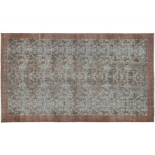 Apex Halı El Dokuması Vintage Yün-Pamuk Mavi Halı 17882 163 x 290 cm
