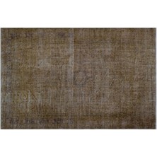 Apex Halı El Dokuması Vintage Yün-Pamuk Kahve Halı 23744 184 x 284 cm