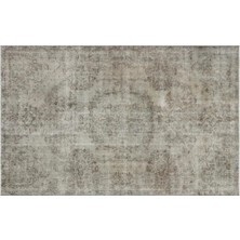 Apex Halı El Dokuması Vintage Yün-Pamuk Gri Halı 35141 170 x 280 cm