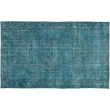 Apex Halı El Dokuması Vintage Yün-Pamuk Turkuaz Halı 9531 181 x 295 cm