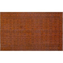 Apex Halı El Dokuması Vintage Yün-Pamuk Kahve Halı 26905 165 x 266 cm