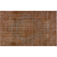 Apex Halı El Dokuması Vintage Yün-Pamuk Kahve Halı 34247 167 x 269 cm