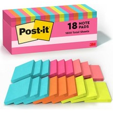 Pratik Ev Notes; 7,6 x 7,6 cm Kapstadt Collection, 18-Pads/dolap Pack, 100 Sheets/pad (654 18 Ctcp)